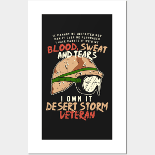 VETERAN: Desert Storm Veteran Posters and Art